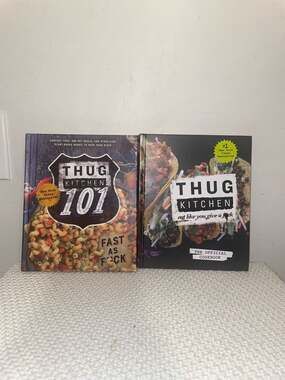 Thug Kitchen 101 and Thug Kitchen The Official Cookbook Set